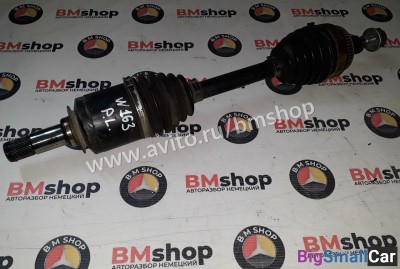 Привод передний левый Mercedes ML w163