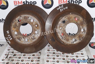 Диск тормозной задний Mercedes Vito w638