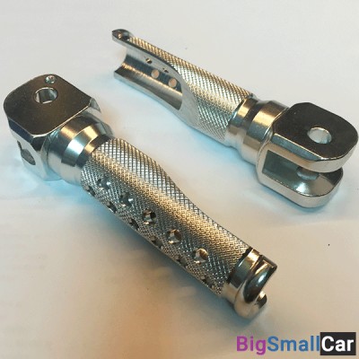 Подножки (задние) EMGO SUZUKI SLASH CUT/SILVER 50-11311A