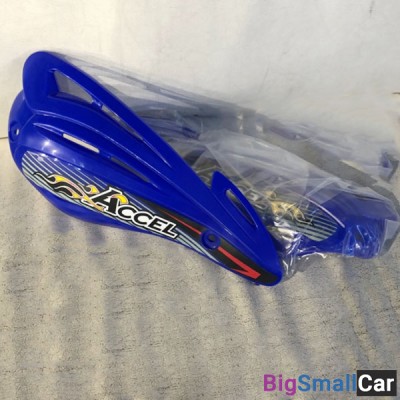 Защита руля Accel пластик накладки blue SD-10