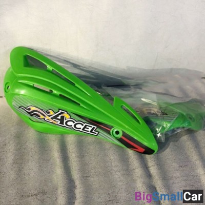 Защита руля Accel пластик накладки green SD-10