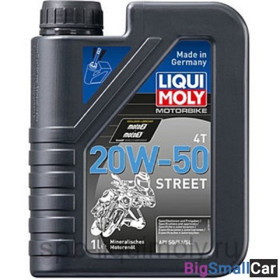 Масло моторное LIQUI MOLI 20W-50 Mineral Street 1L 7632