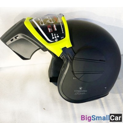 Шлем CABERG JET Ghost fluo matt blk L C4FD0017