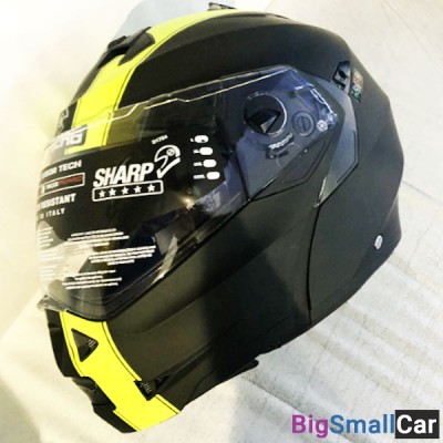 Шлем CABERG DUKE - Legend matt blk/yellow fluo L C0IA00A7