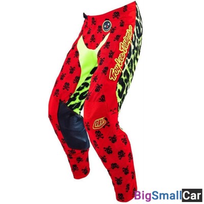 Мотобрюки кроссовые TroyLee Design GpAir Anarchy red/yellow 36 150-0109