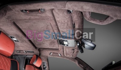 Перетяжка салона Volvo XC40 кожей и алькантарой