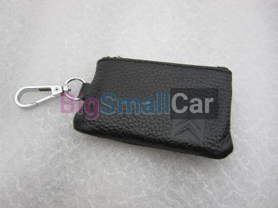 Чехол Для Ключей Citroen Универсальный, Кожаный С Теснением, Черный bgt997