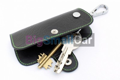 Чехол Для Ключей Skoda Универсальный, Кожаный, Цвет Нити Зеленый bgt1020