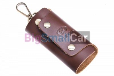 Чехол Для Ключей Hyundai Универсальный, Кожаный, Темно-Коричневый bgt1065