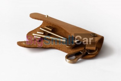 Чехол Для Ключей Volkswagen Универсальный, Кожаный, Бежевый bgt1069