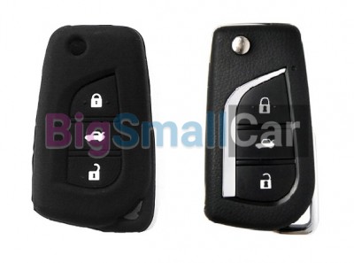 Силиконовый Чехол Для Ключа Тойота Королла, Аурис, Авенсис, Версо bgt1122